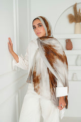 Alma Printed Cotton Scarf