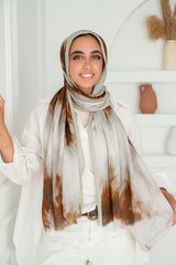 Alma Printed Cotton Scarf