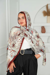 Wildflower Printed Cotton Scarf