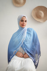 Gradient Chiffon Scarf