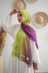 Gradient Chiffon Scarf