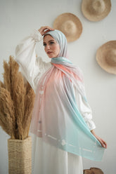 Gradient Chiffon Scarf