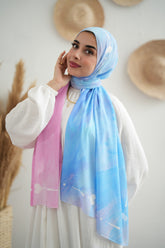 Gradient Chiffon Scarf