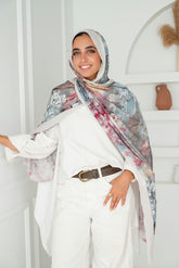 Ivy Printed Cotton Scarf
