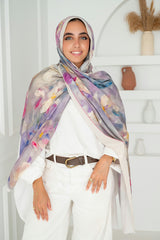 Flora Printed Cotton Scarf