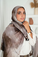Browny Printed Cotton Scarf