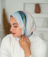 Line Square Scarf
