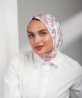 Checky Satin Square Scarf