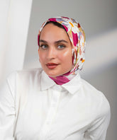 Ripple Satin Square Scarf