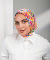 Twirl Satin Square Scarf