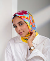 Carnaval Satin Square Scarf