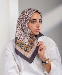 Doodle Satin Square Scarf