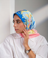 Pop Satin Square Scarf