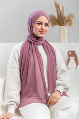 Satin Edge Crinkle Scarf