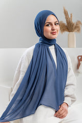 Satin Edge Crinkle Scarf