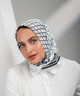 Chess Satin Square Scarf