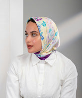 Buttercup Satin Square Scarf