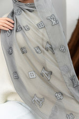 LV Crinkle Scarf