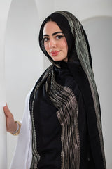 Twilight Gold Linen Scarf