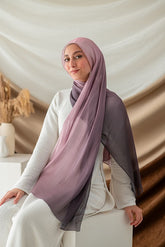 Rosetone Gradient Organza Scarf