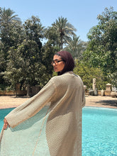 Linen Crochet Cardigan