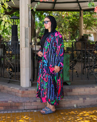 Mosaic Printed Satin Set