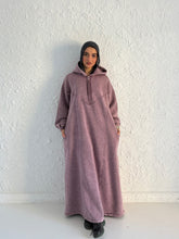 Washed Hoodie Abaya