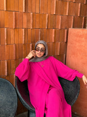 Wavy Turkish Linen Dress
