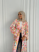 Sketchy Satin Cardigan