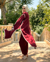 Embroidered Pure Linen Set