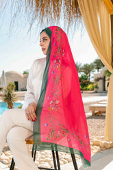 Garden blooms Printed Chiffon Scarf