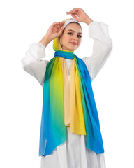 Gradient Chiffon Scarf