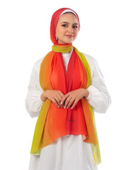 Gradient Chiffon Scarf