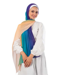 Gradient Chiffon Scarf