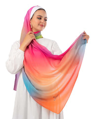 Gradient Chiffon Scarf