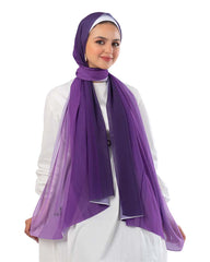 Gradient Chiffon Scarf