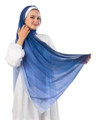 Gradient Chiffon Scarf