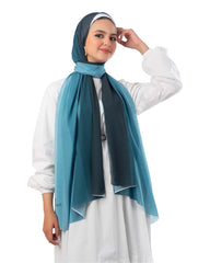 Gradient Chiffon Scarf