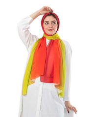 Gradient Chiffon Scarf