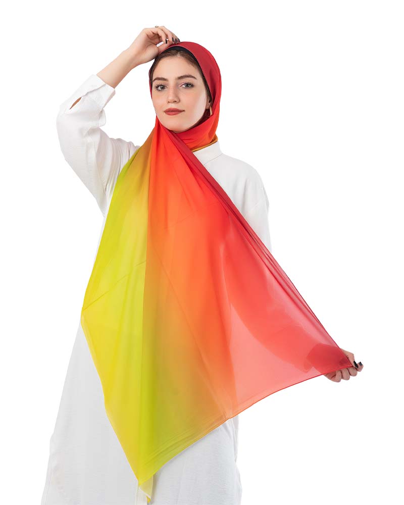 Gradient Chiffon Scarf