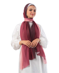 Gradient Chiffon Scarf