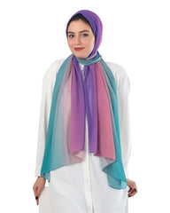 Gradient Chiffon Scarf