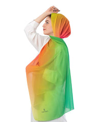 Gradient Chiffon Scarf