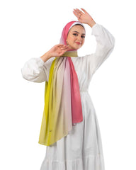 Gradient Chiffon Scarf