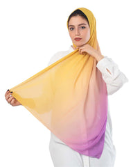 Gradient Chiffon Scarf