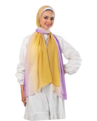 Gradient Chiffon Scarf