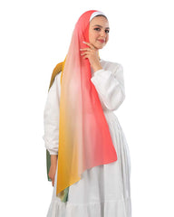 Gradient Chiffon Scarf