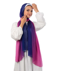 Gradient Chiffon Scarf