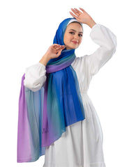 Gradient Chiffon Scarf