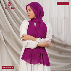 Long Plain Chiffon - Purple